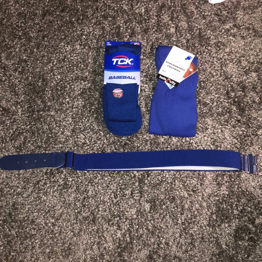 Baseball Socks and Belts